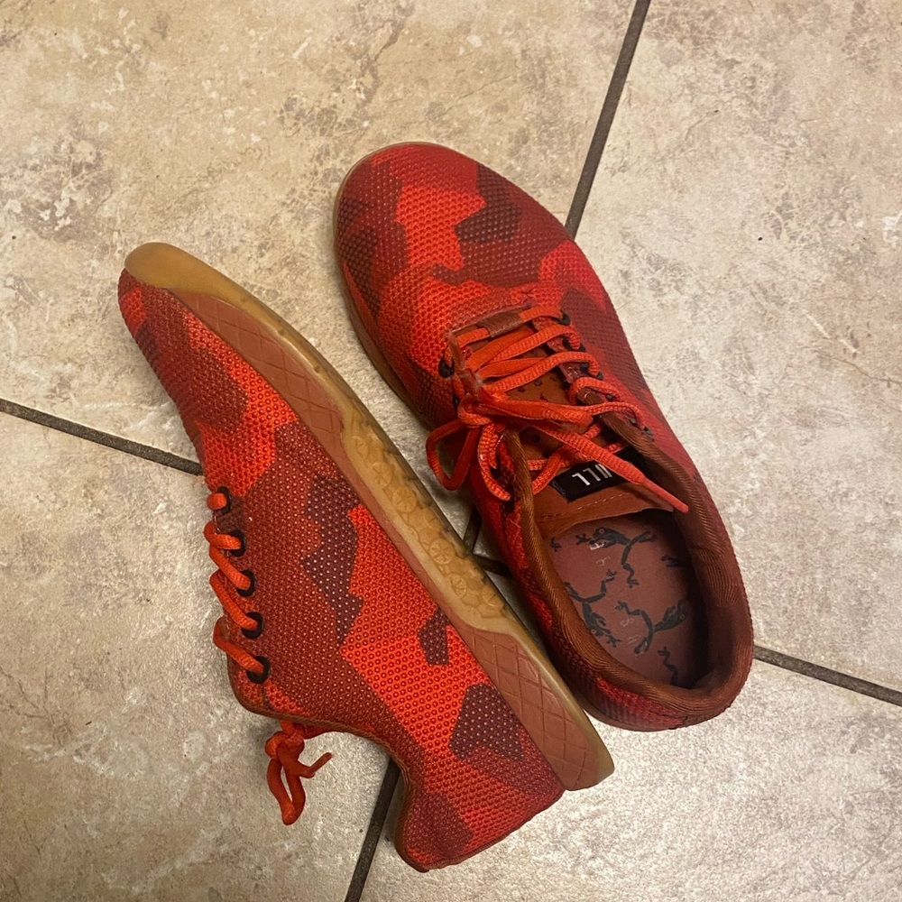 Nobull Fire Camo Trainer Outwork Crossfit Sneakers Mens US 7.5 Womens US 9